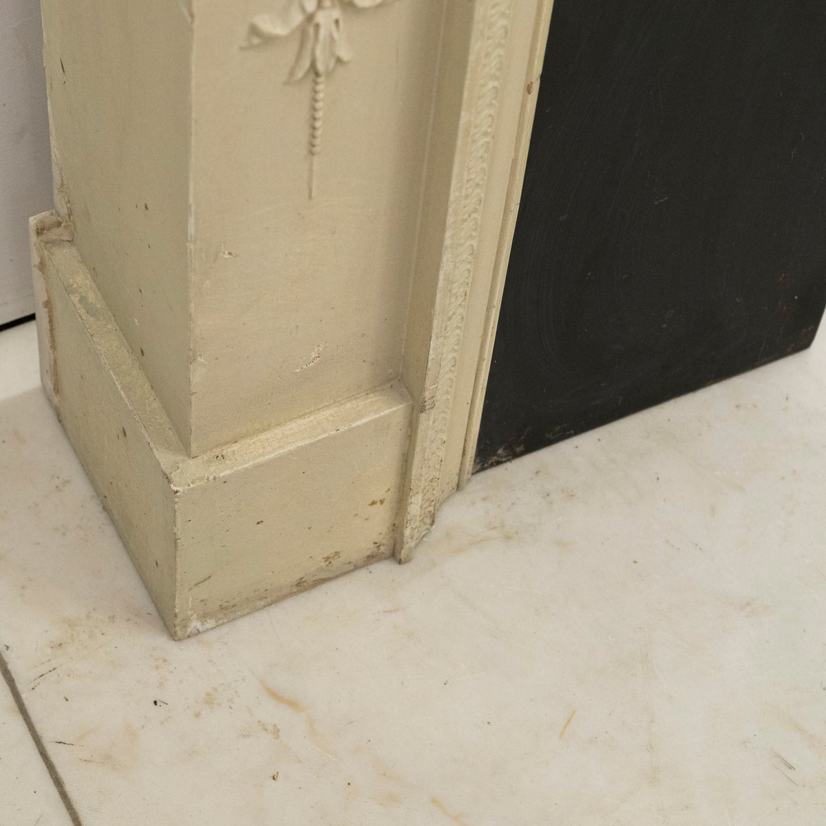 Reclaimed ornate Regency Style Wooden Surround with Slate Slips | The Architectural Forum