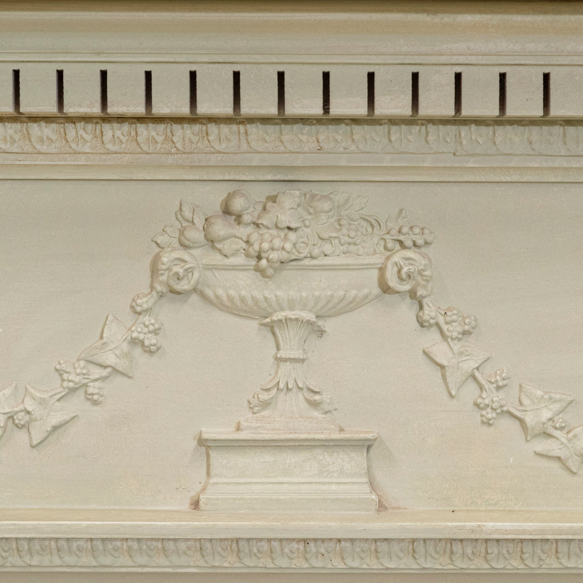 Reclaimed ornate Regency Style Wooden Surround with Slate Slips | The Architectural Forum