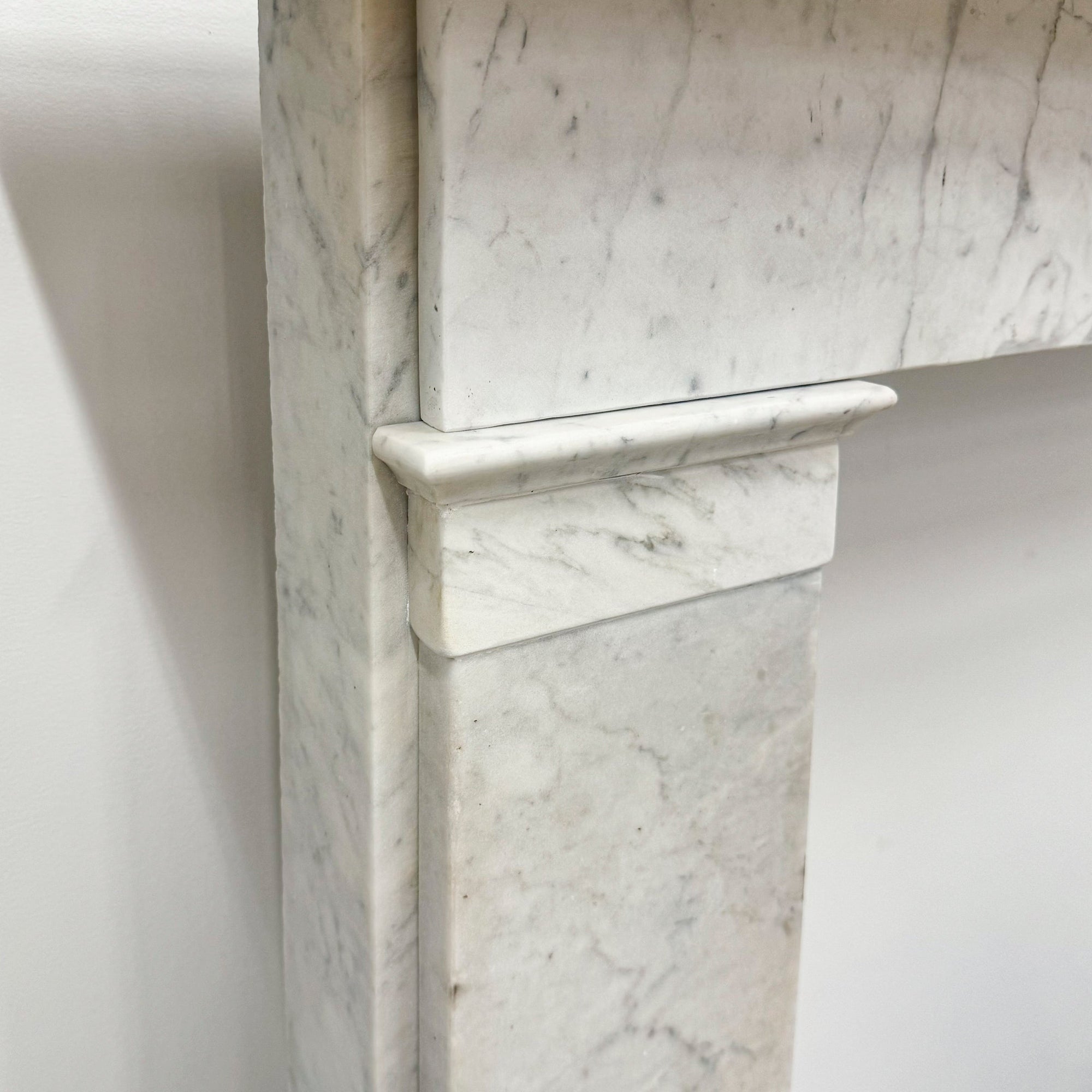 Antique Carrara Marble Fire Surround | The Architectural Forum