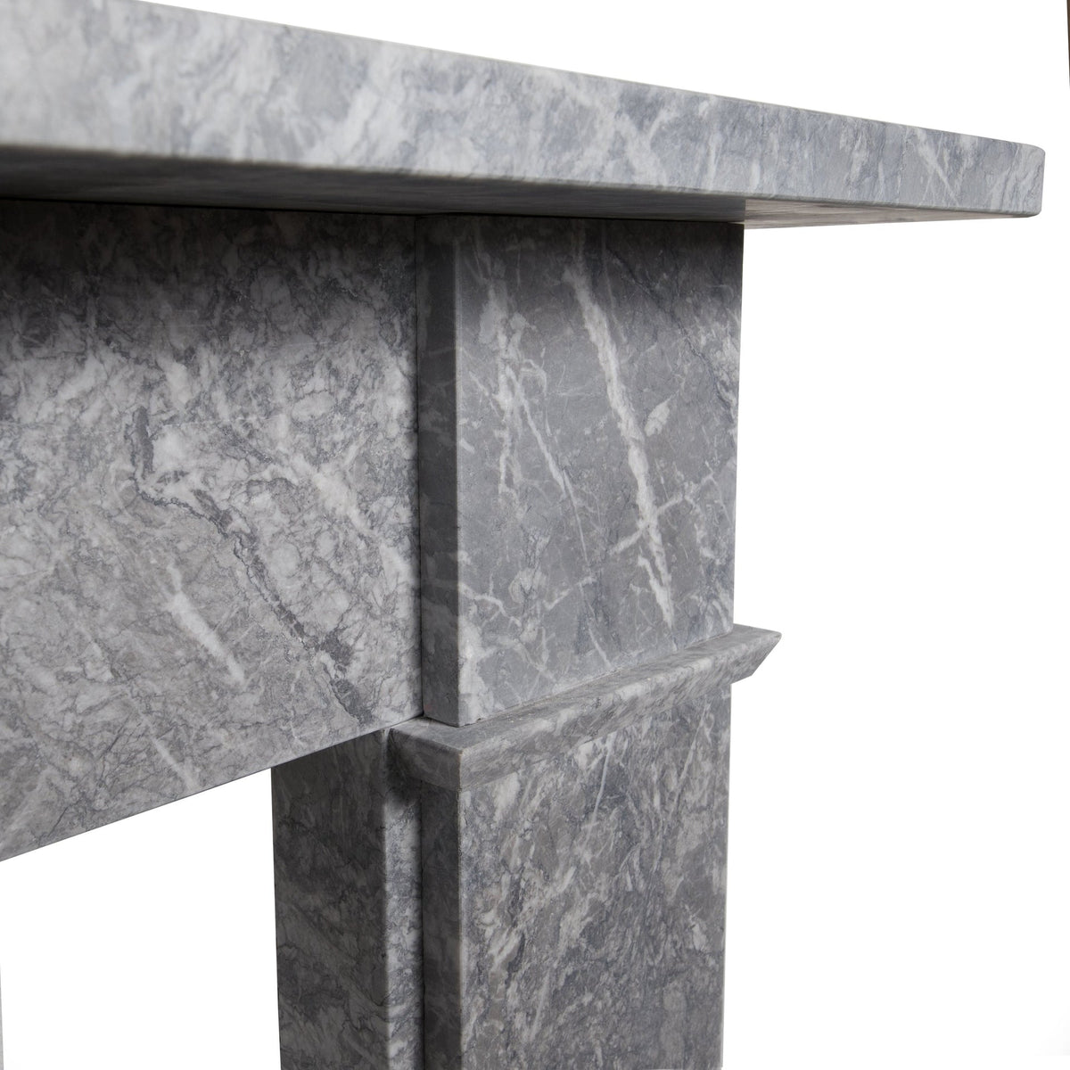 Victorian Style Grey Marble Fireplace Surround | The Architectural Forum