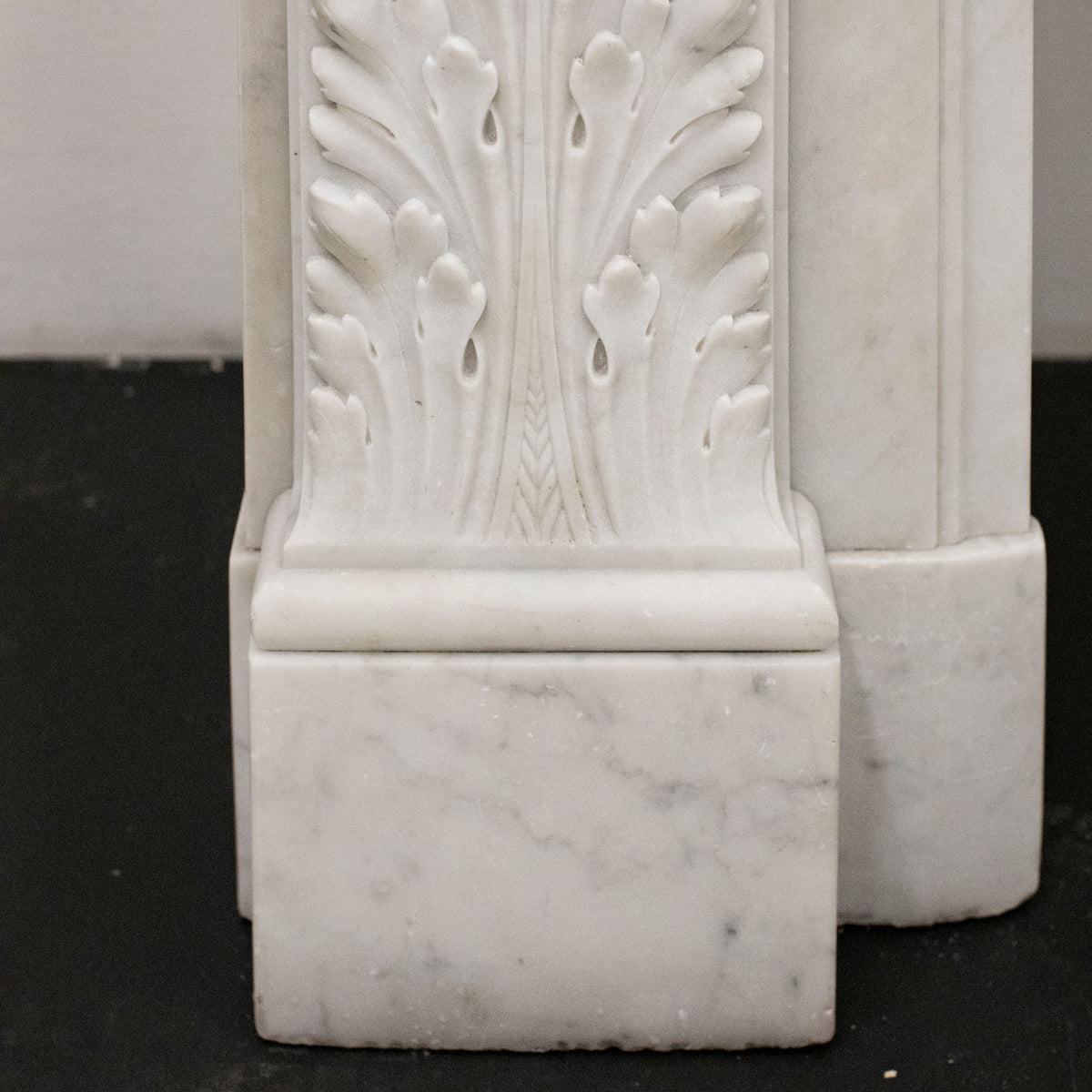Antique 19th Century Carrara Marble Fireplace | The Architectural Forum
