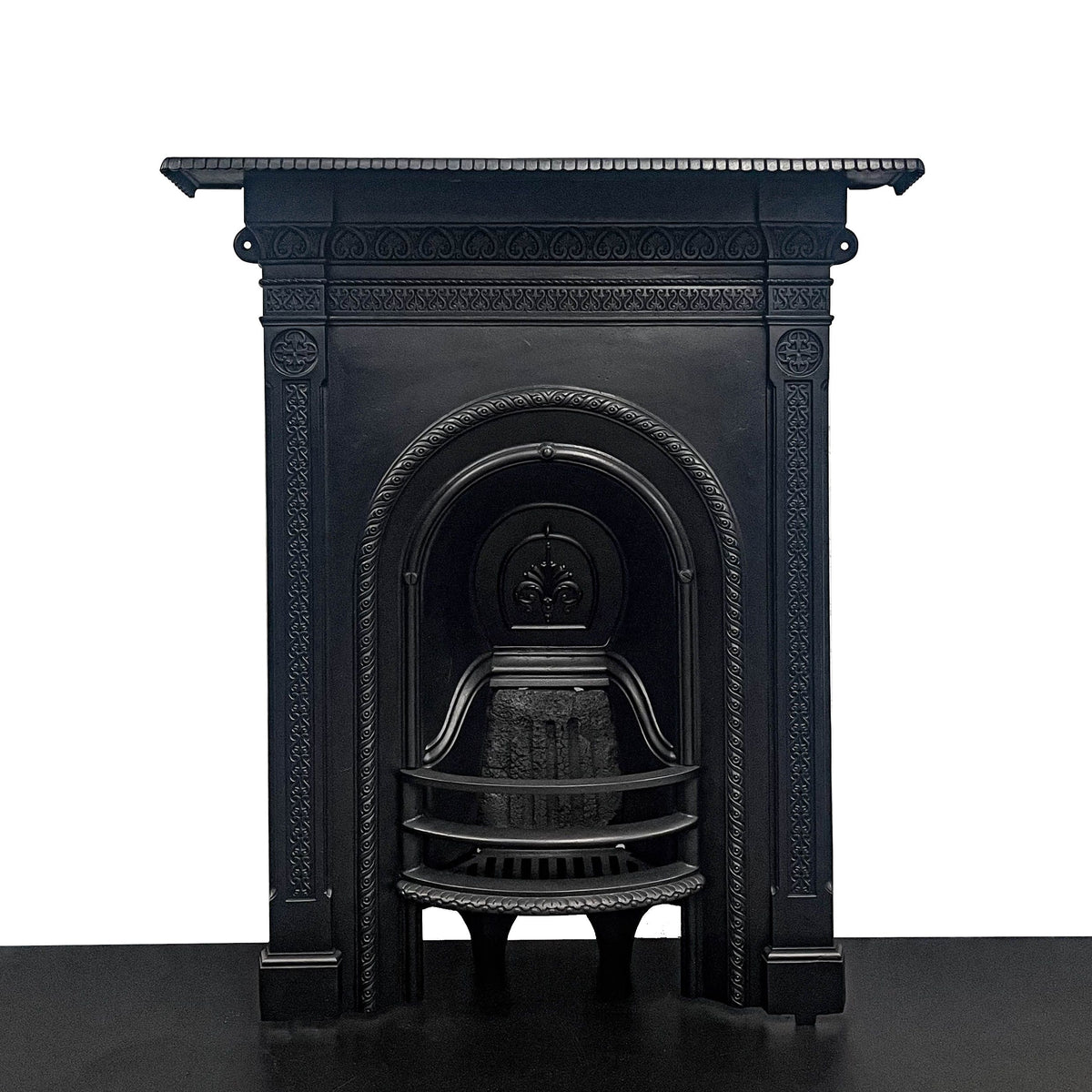 Antique Victorian Cast Iron Combination Fireplace | The Architectural Forum