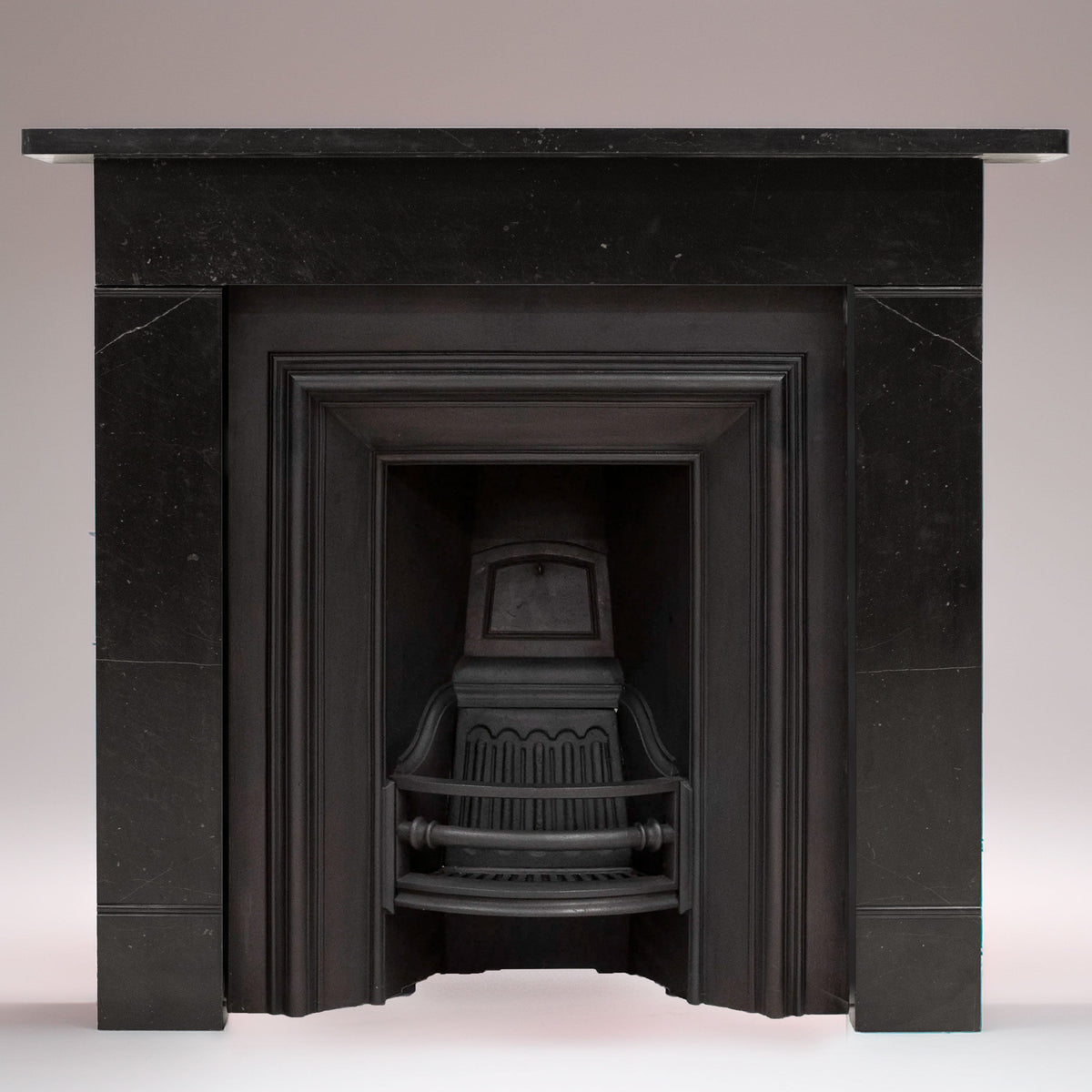 Antique Georgian Belgian Black Marble Fire Surround | Pair Available