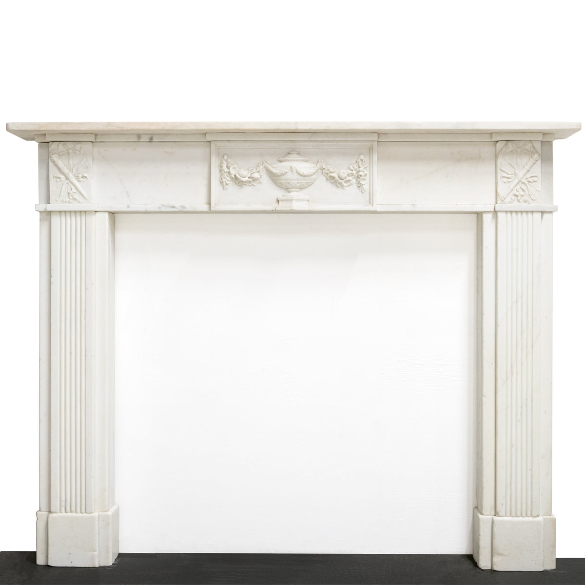Antique Regency Statuary Marble Fireplace Surround | The Architectural Forum
