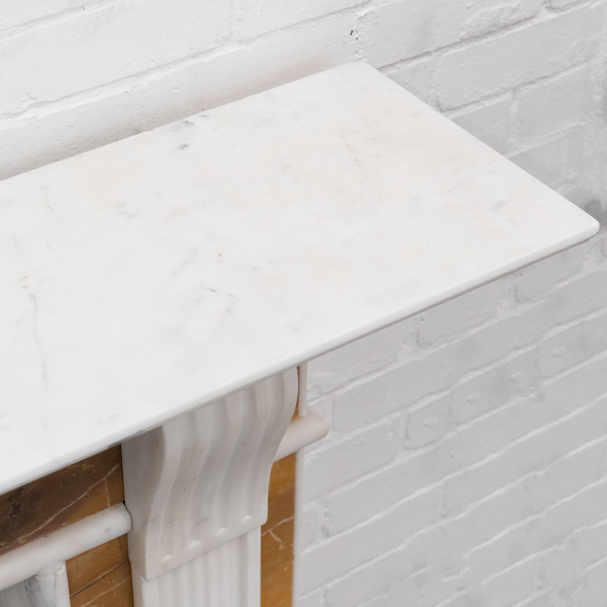 Impressive Georgian Style Statuary &amp; Sienna Marble Chimneypiece | The Architectural Forum