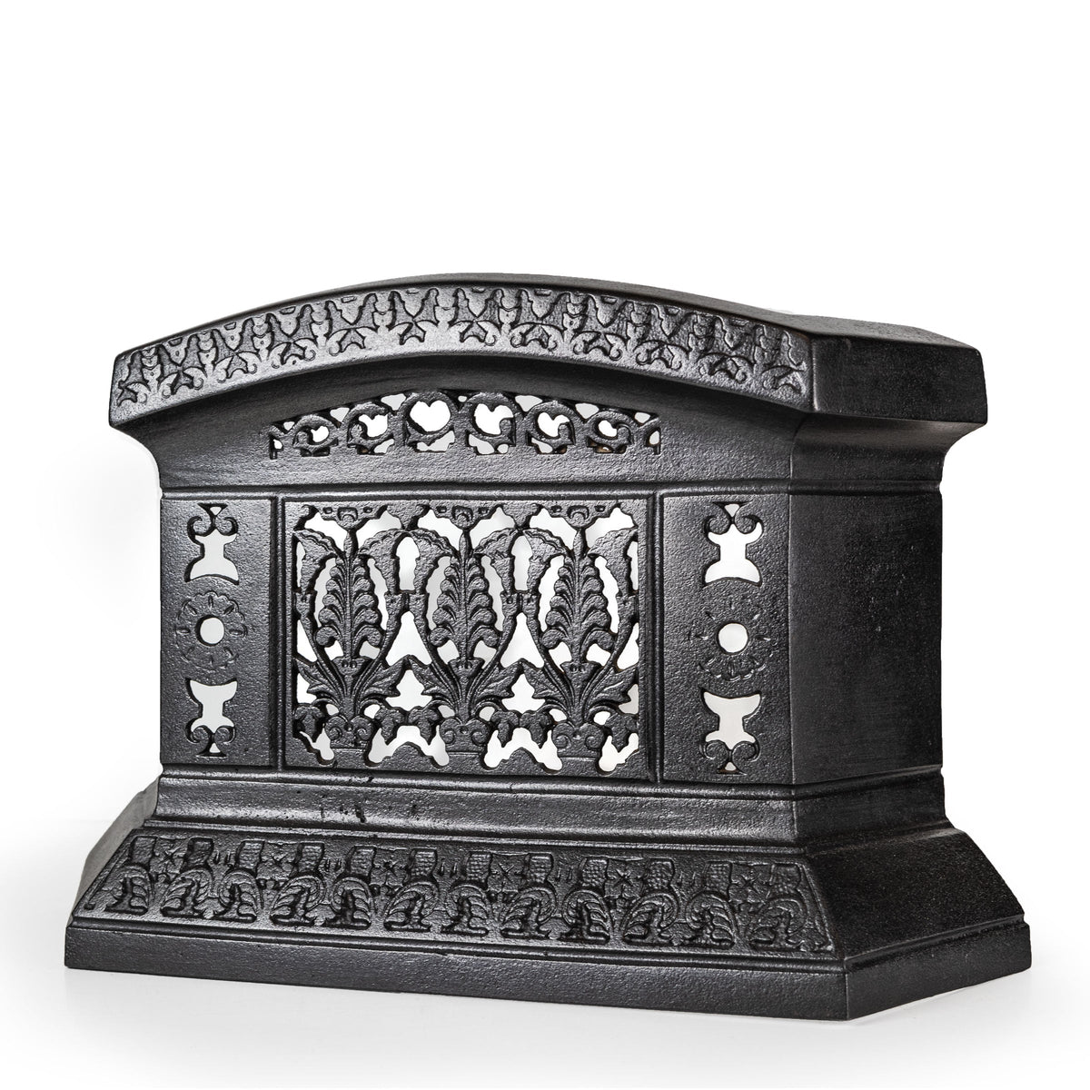Antique Cast Iron Ornate Fireplace Tidy | Betty | Ashpan Cover | The Architectural Forum