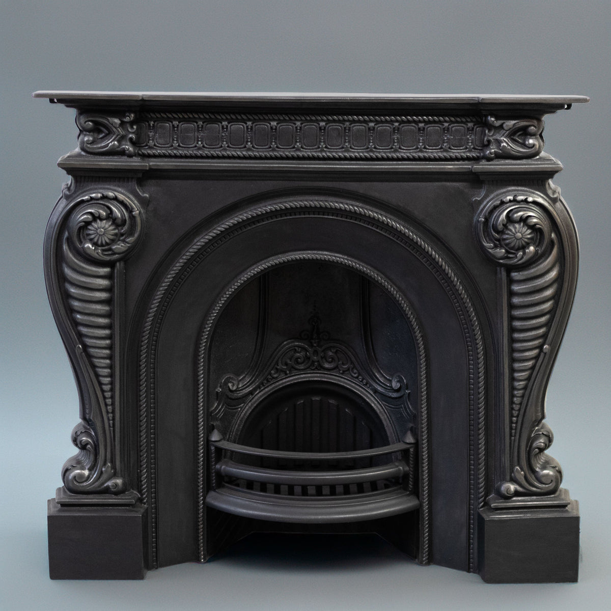 Victorian Style Cast Iron Combination Fireplace
