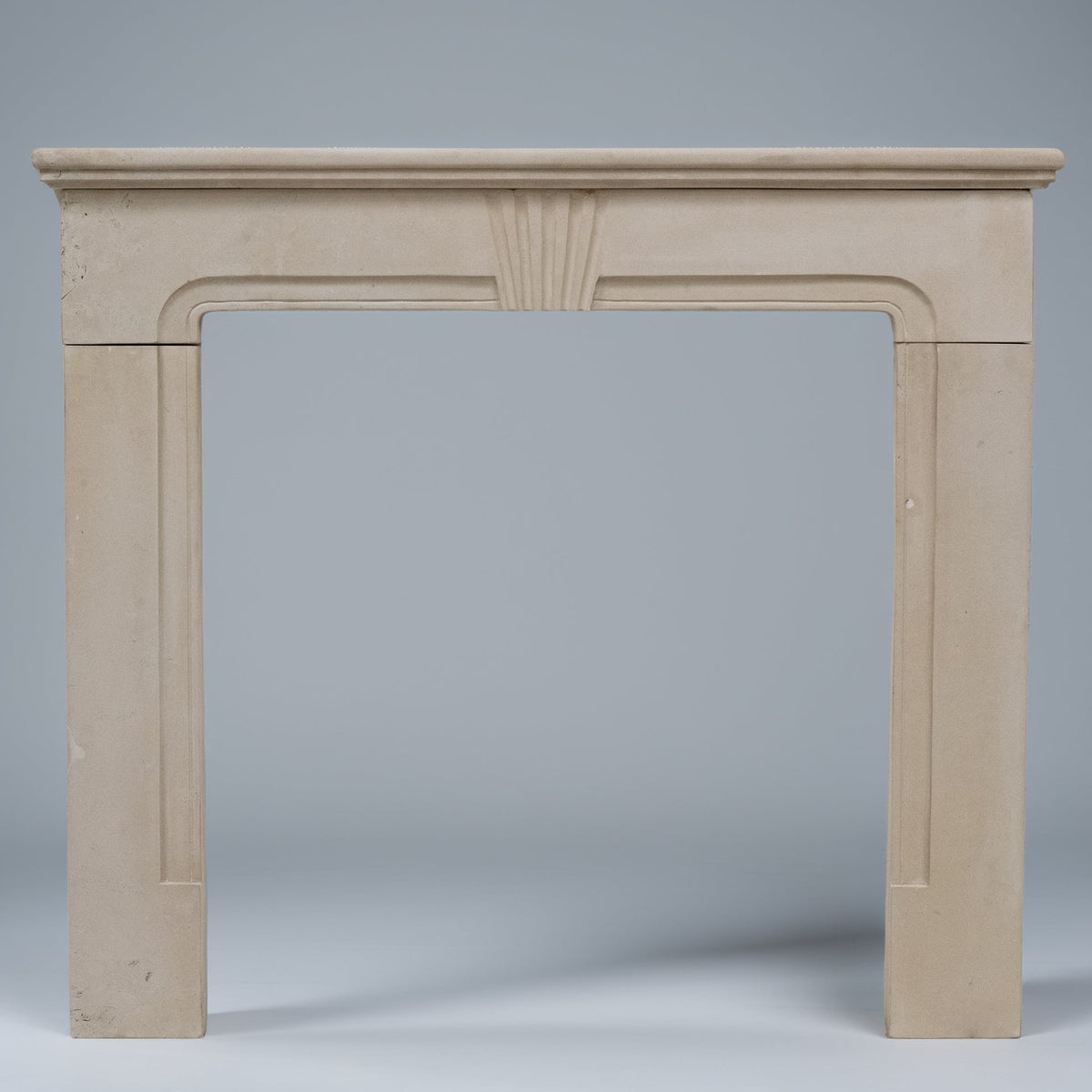 Reclaimed Portland Stone Queen Anne Style Fireplace Surround