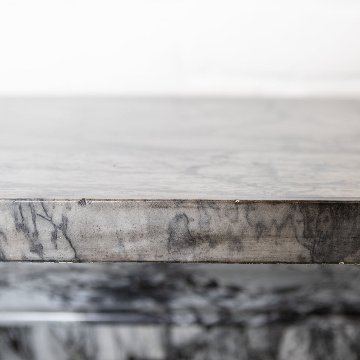 Antique Victorian Grey Bardiglio Marble Arched Chimneypiece | The Architectural Forum