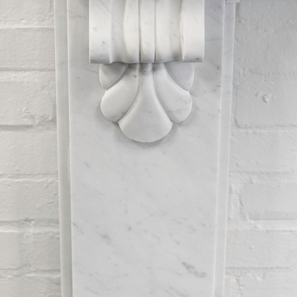 Victorian Style Surround With Corbels | Reclaimed Carrara Marble | The Architectural Forum