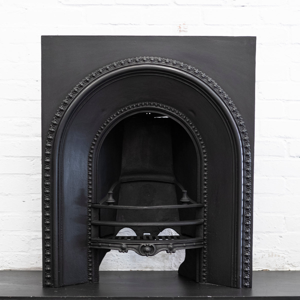 Antique Cast Iron Arched Fireplace Insert | The Architectural Forum