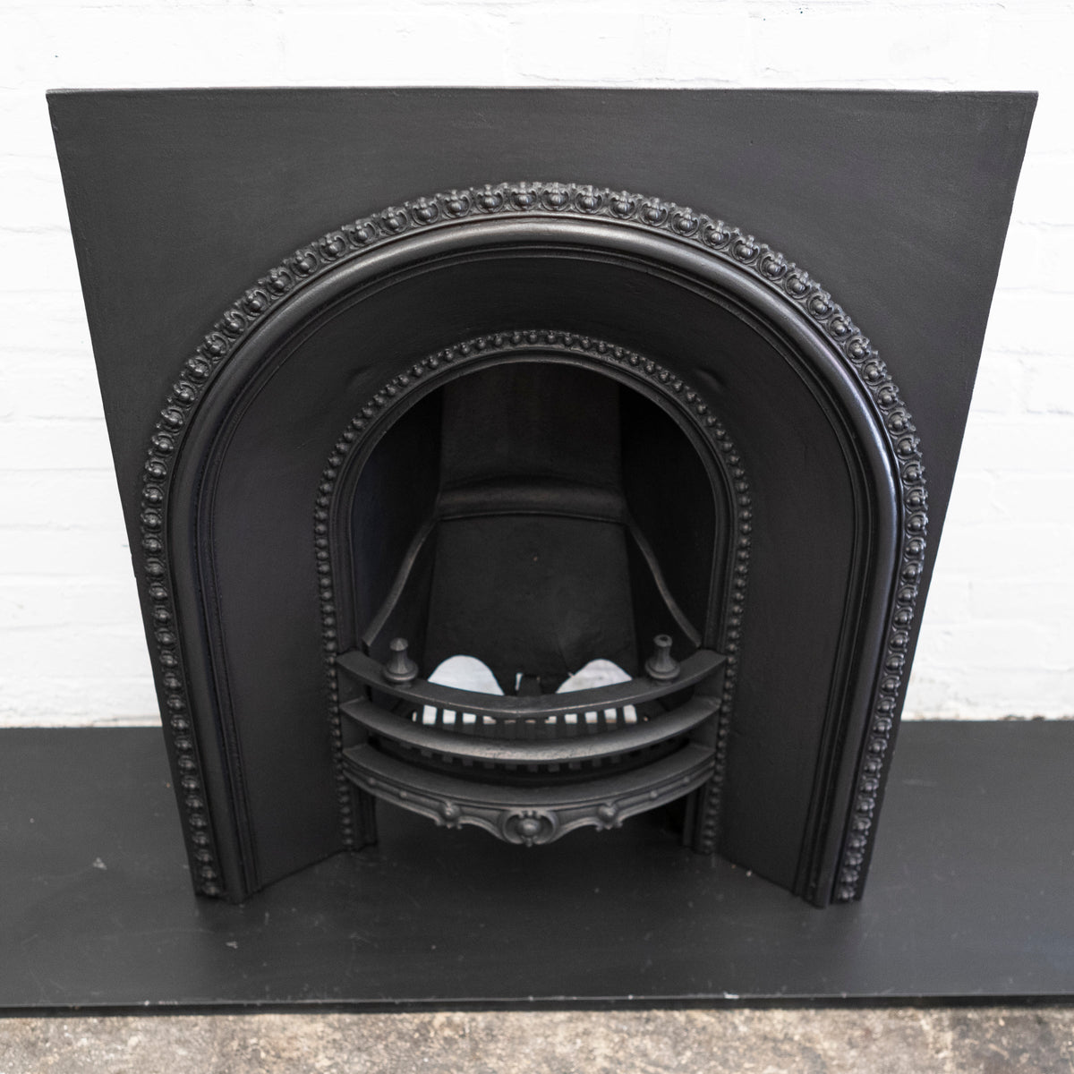 Antique Cast Iron Arched Fireplace Insert | The Architectural Forum