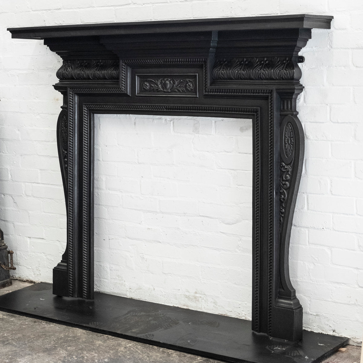 Antique Cast Iron Fireplace Surround | The Architectural Forum