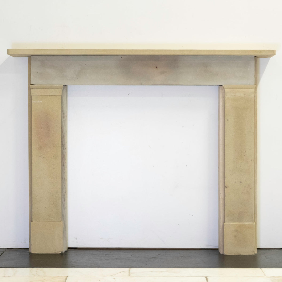 Antique Sandstone Crossover Fireplace Surround | The Architectural Forum