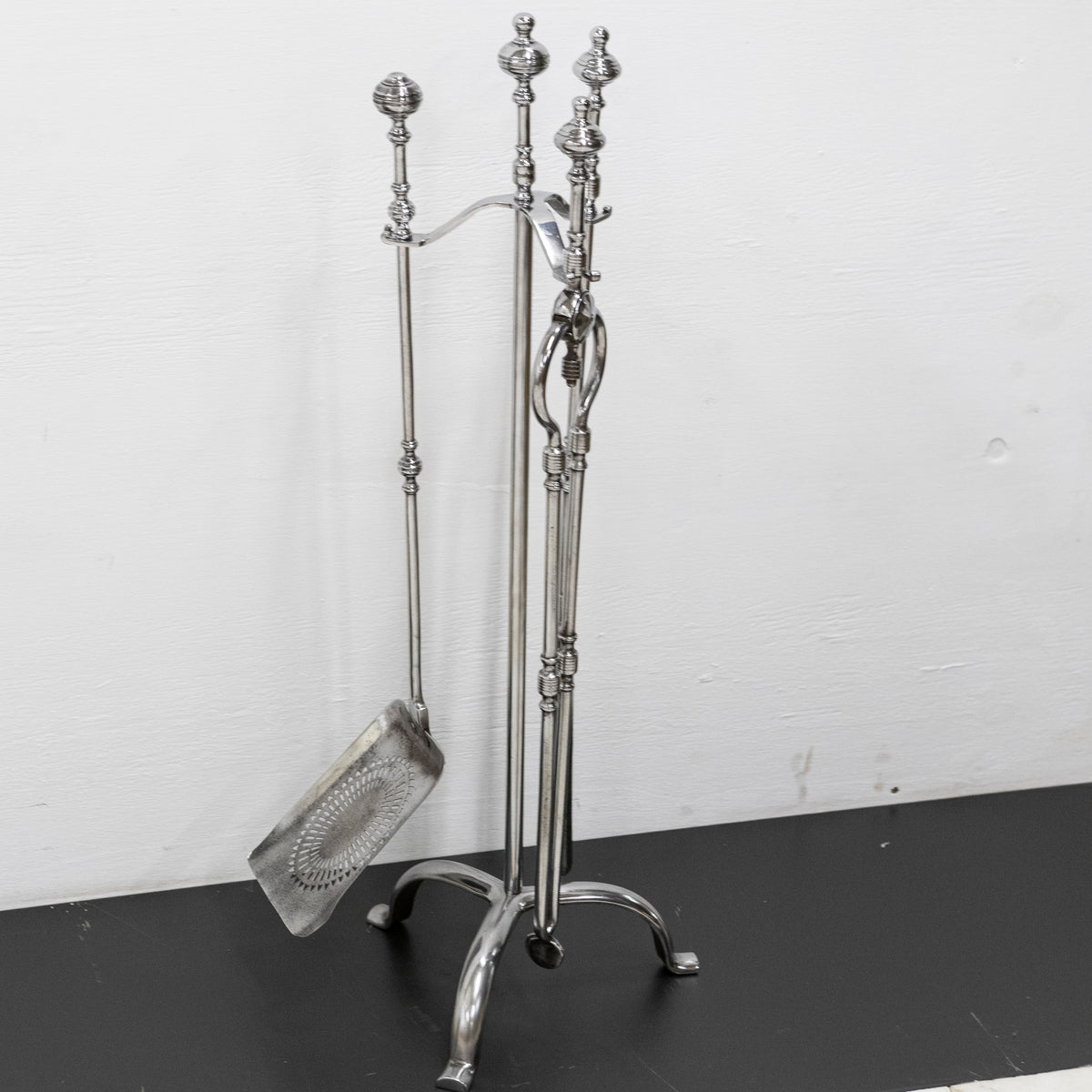 Antique Steel Fireplace Companion Set | The Architectural Forum