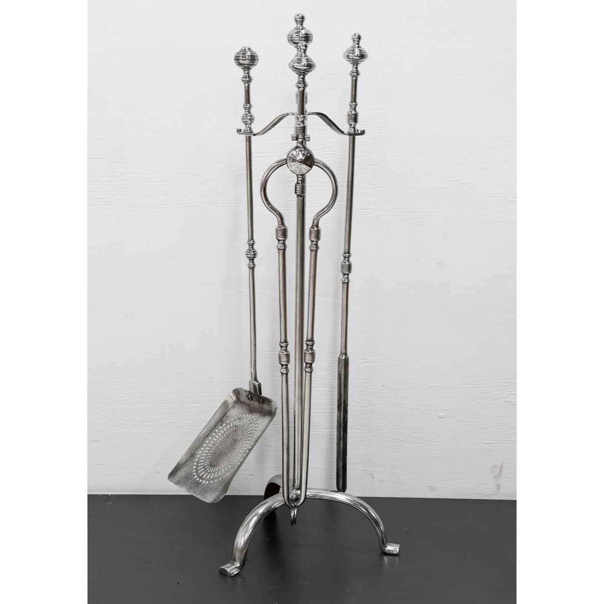 Antique Steel Fireplace Companion Set | The Architectural Forum