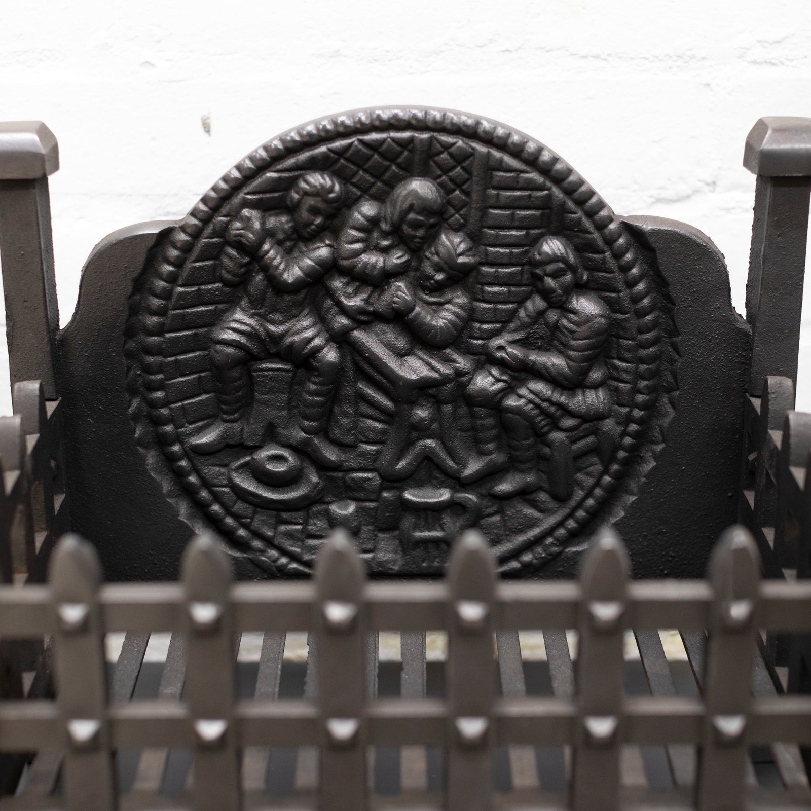 Reclaimed Cast Iron Fire Basket | The Architectural Forum