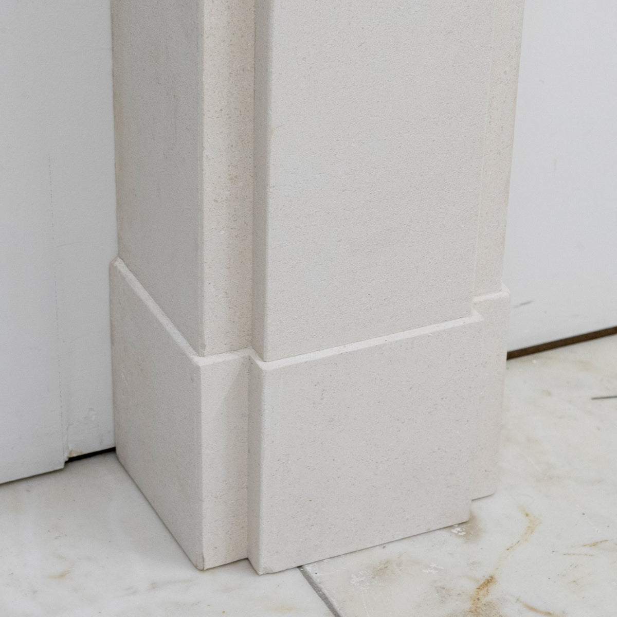 Reclaimed Limestone Fireplace Surround | Pair Available | The Architectural Forum