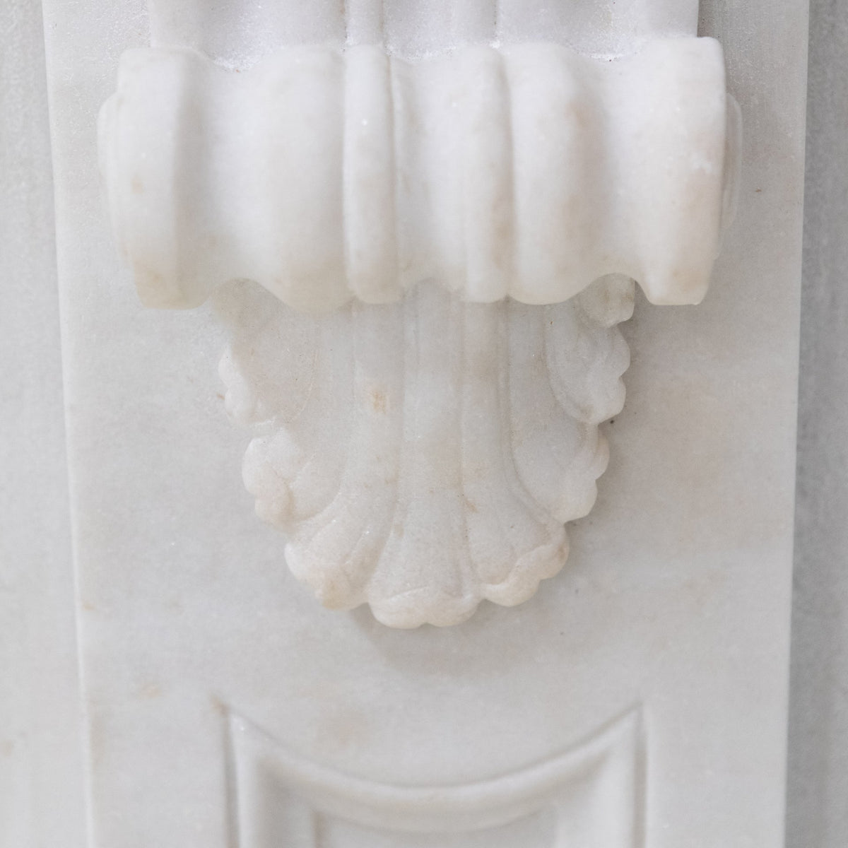 Reclaimed Statuary Marble Victorian Style Chimneypiece with Corbels | The Architectural Forum