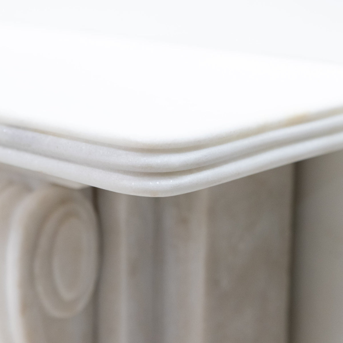 Reclaimed Statuary Marble Victorian Style Chimneypiece with Corbels | The Architectural Forum