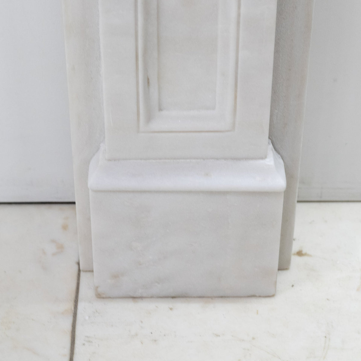 Reclaimed Statuary Marble Victorian Style Chimneypiece with Corbels | The Architectural Forum