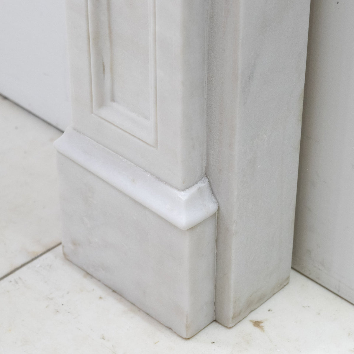 Reclaimed Statuary Marble Victorian Style Chimneypiece with Corbels | The Architectural Forum