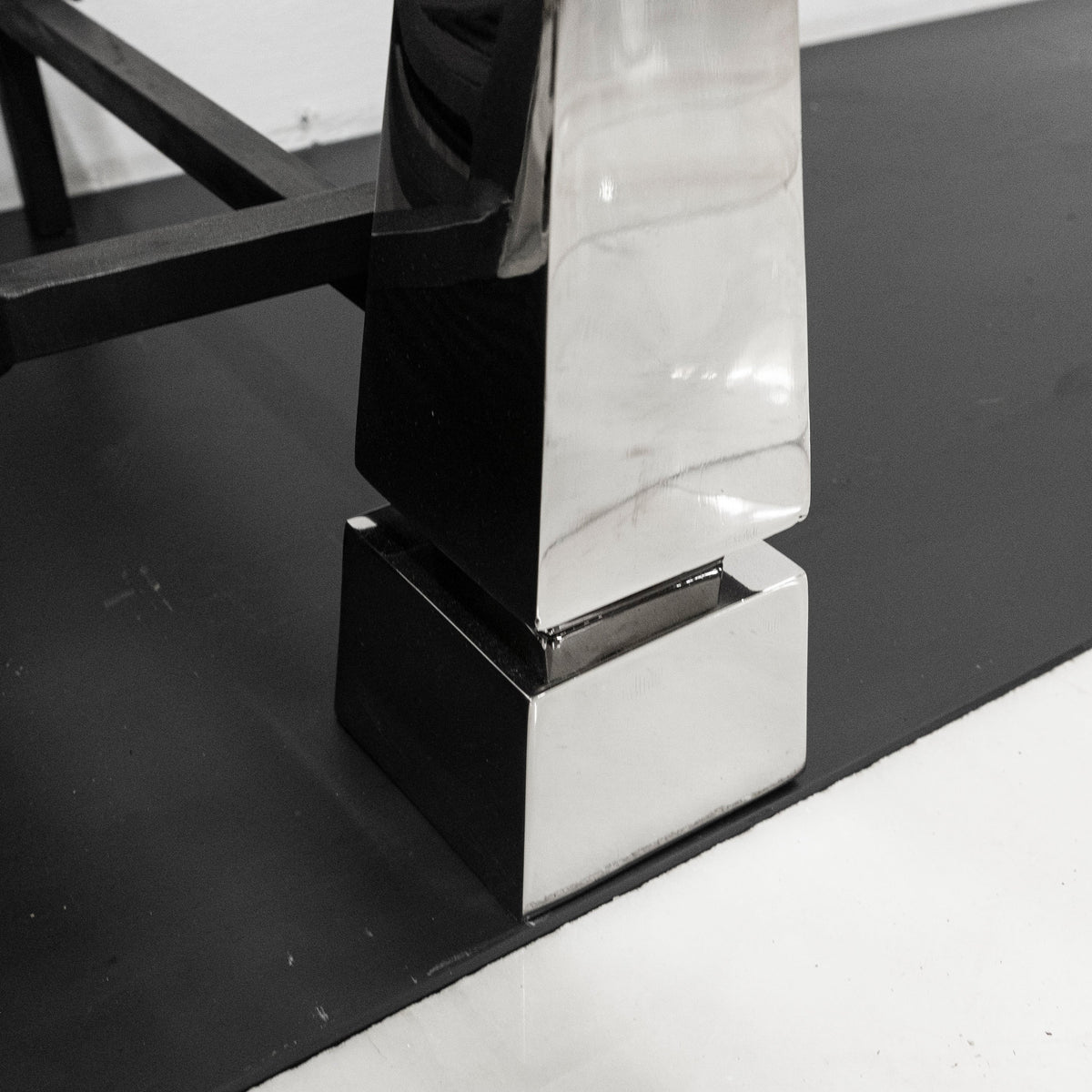 Reclaimed Polished Fire Dogs &amp; Basket | The Architectural Forum