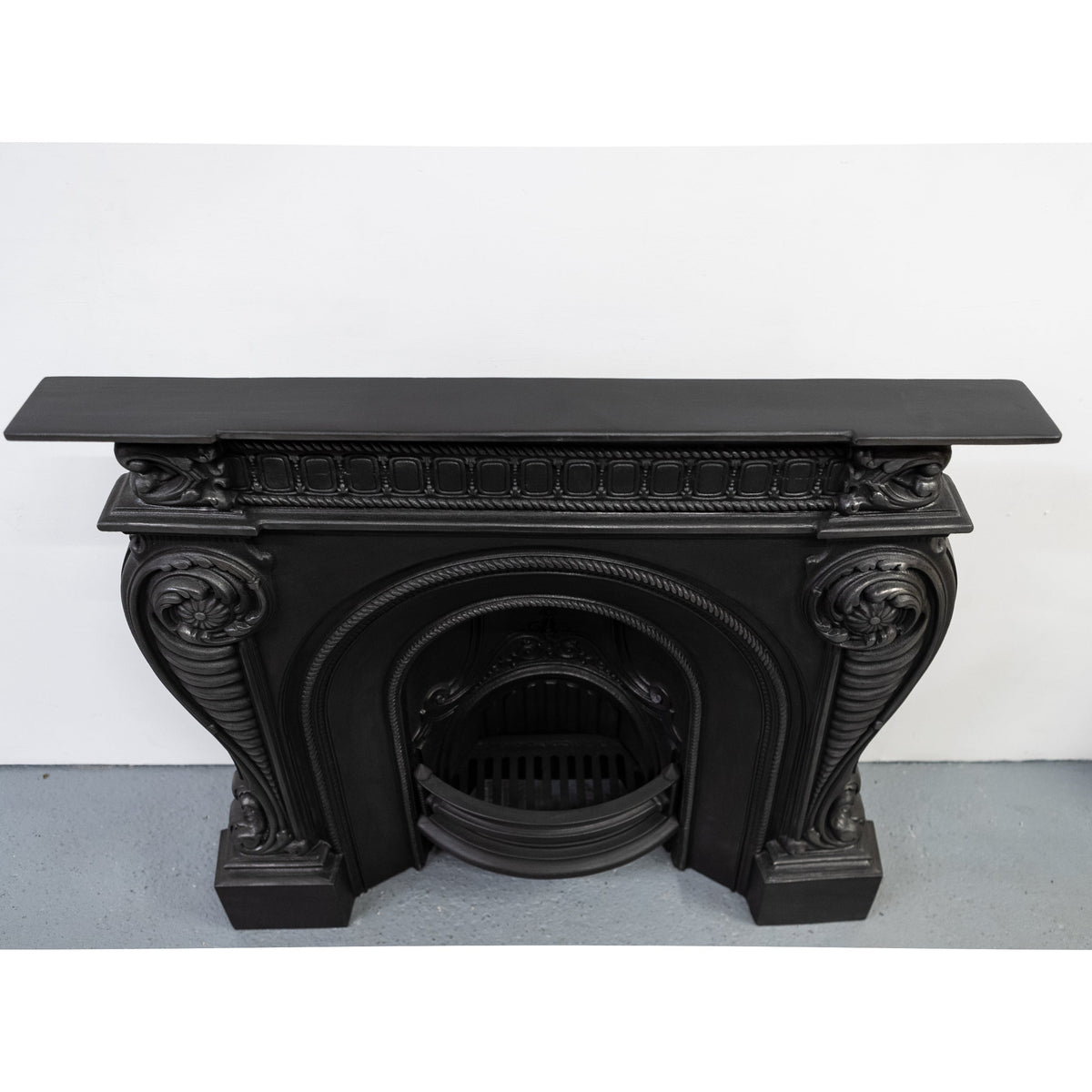 Victorian Style Cast Iron Combination Fireplace