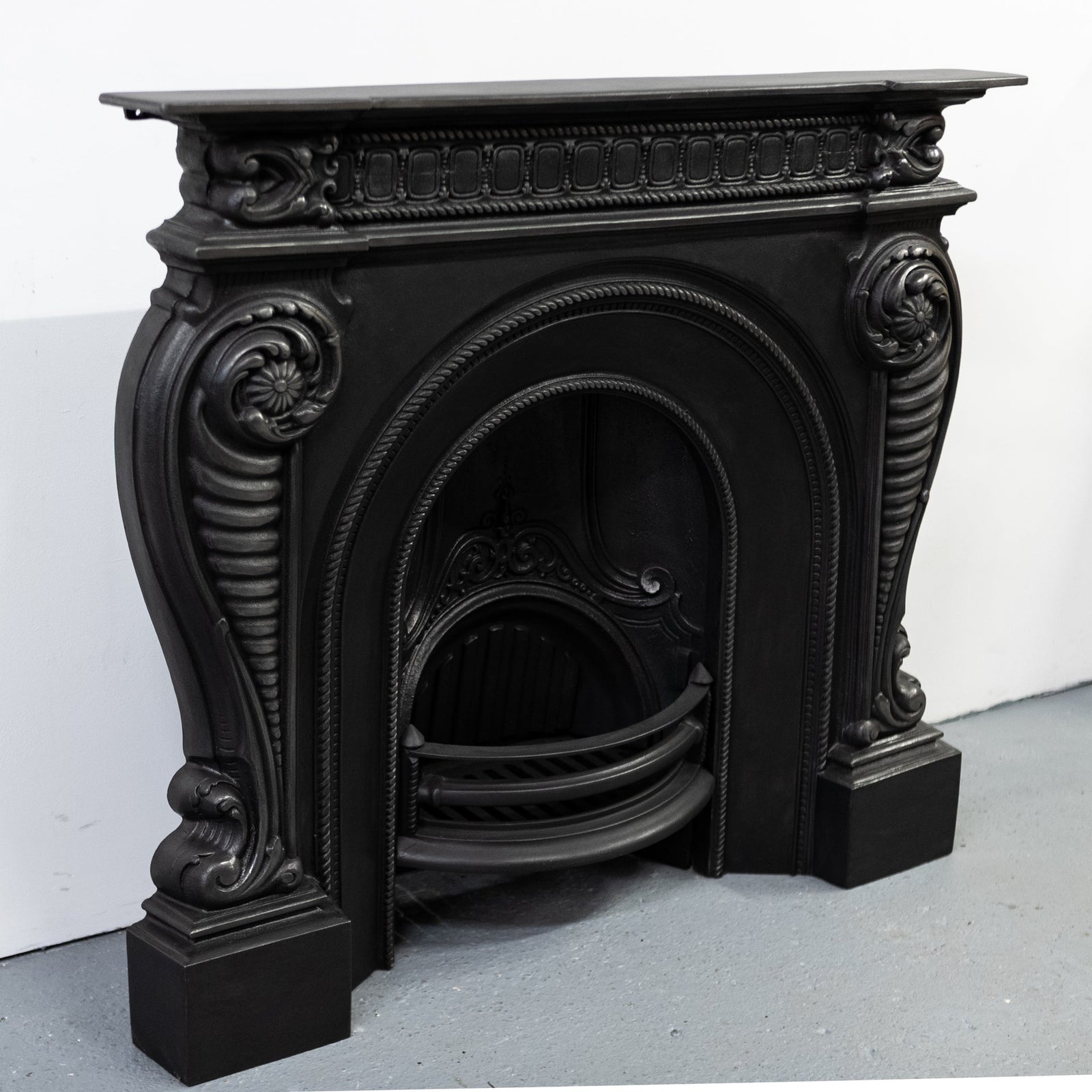 Victorian Style Cast Iron Combination Fireplace | The Architectural Forum