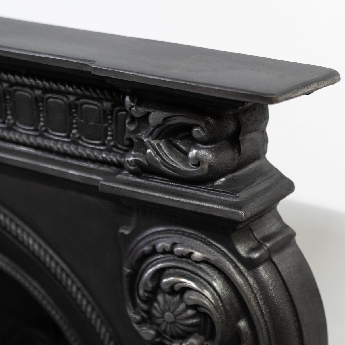 Victorian Style Cast Iron Combination Fireplace