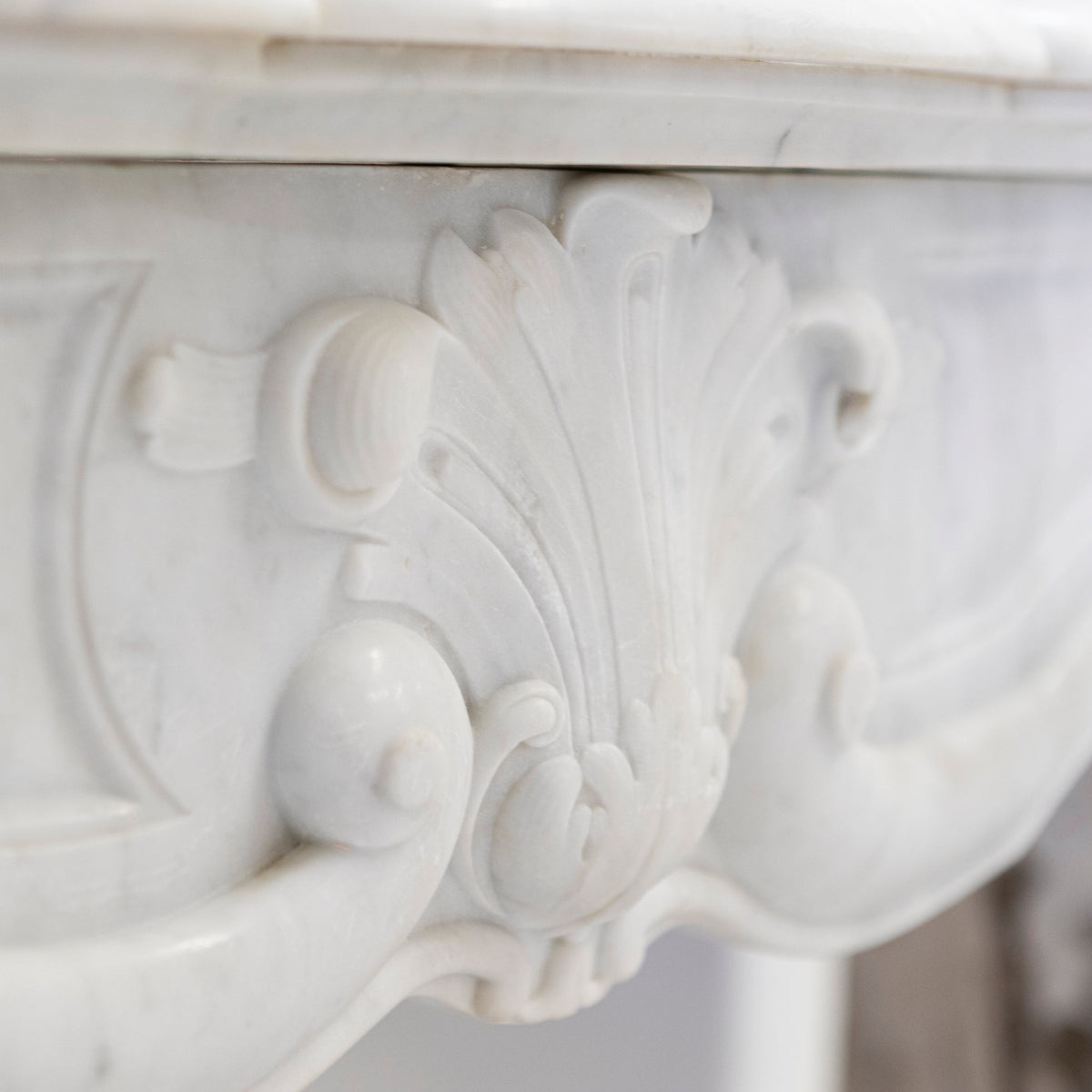 Antique French Style Marble Fireplace | The Architectural Forum