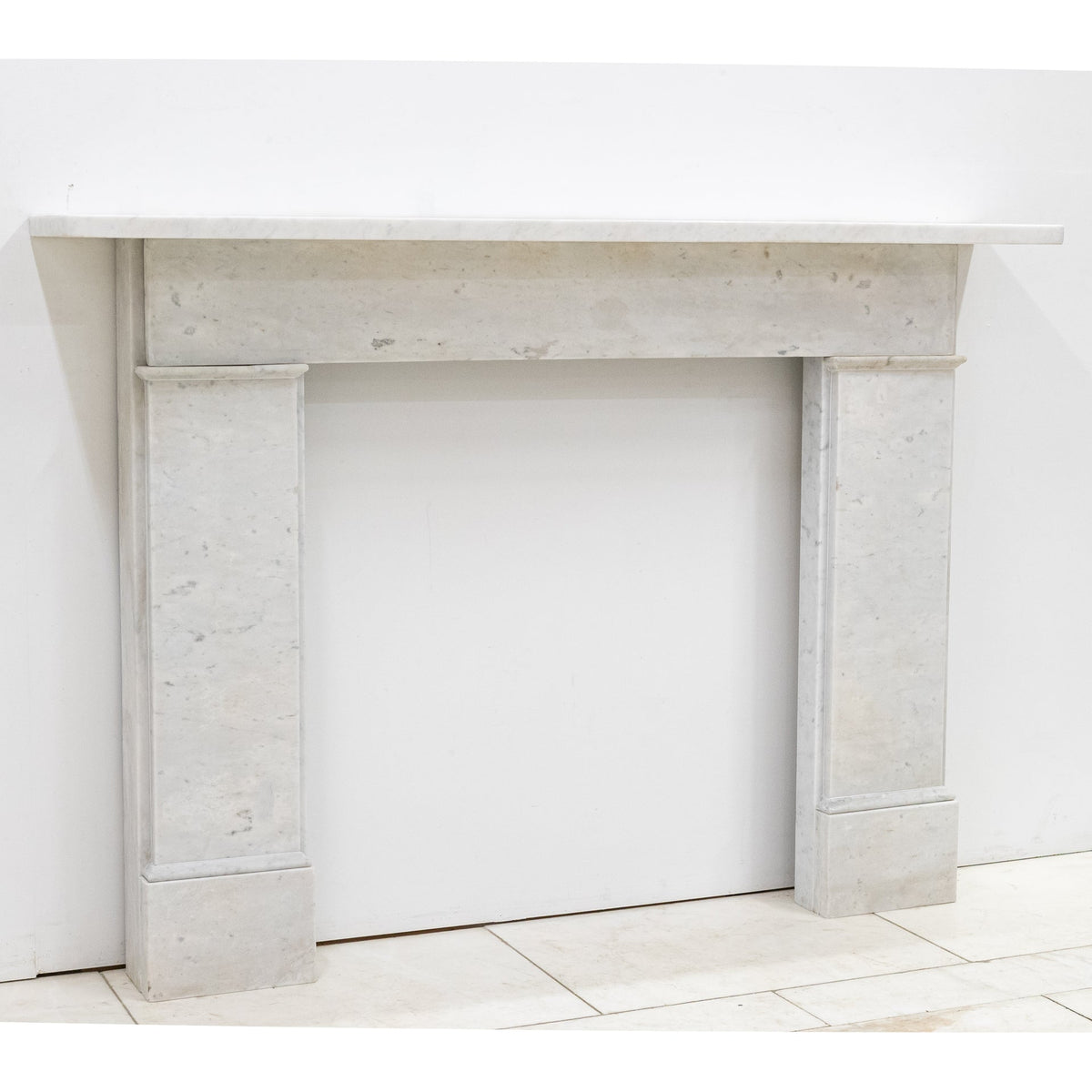 Antique Carrara Marble Late Georgian Fireplace Surround | The Architectural Forum