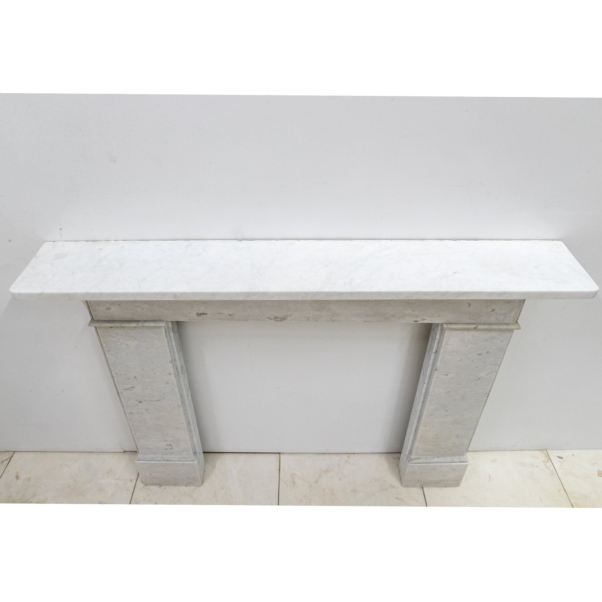 Antique Carrara Marble Late Georgian Fireplace Surround