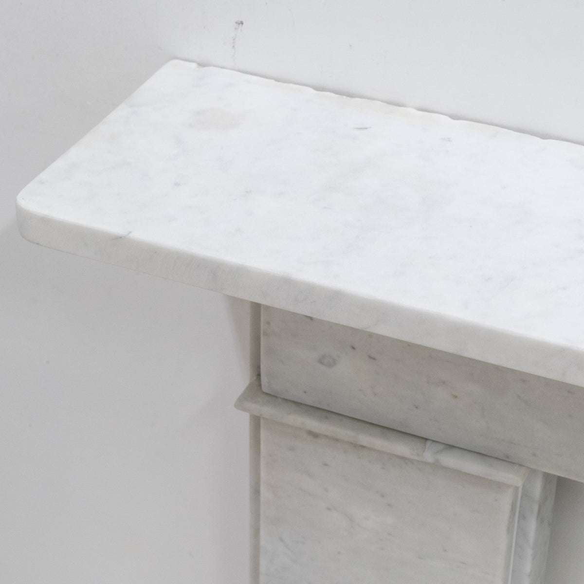 Antique Carrara Marble Late Georgian Fireplace Surround