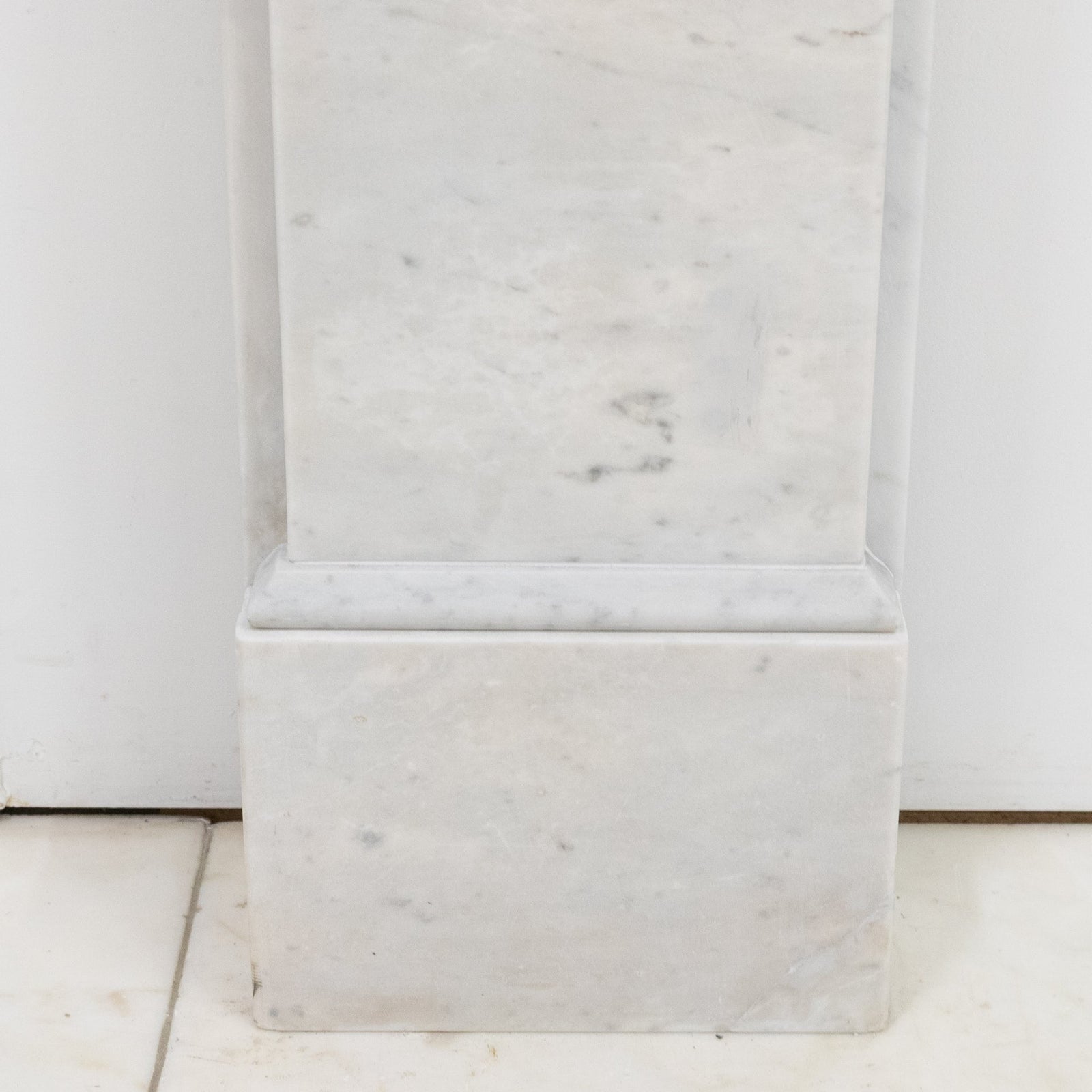 Antique Carrara Marble Late Georgian Fireplace Surround | The Architectural Forum