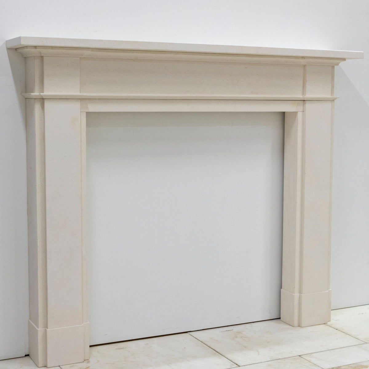 Reclaimed Limestone Fireplace Surround | The Architectural Forum