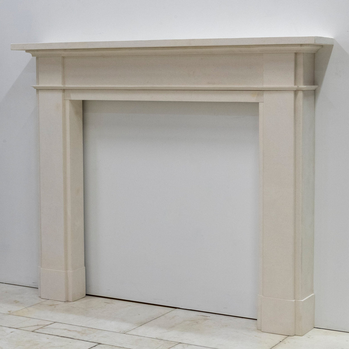 Reclaimed Limestone Fireplace Surround | The Architectural Forum