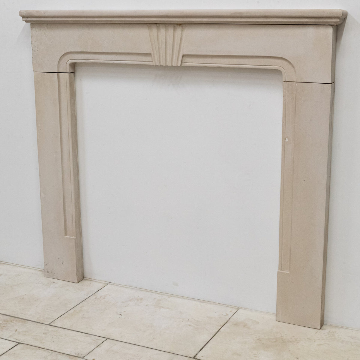 Reclaimed Portland Stone Queen Anne Style Fireplace Surround | The Architectural Forum