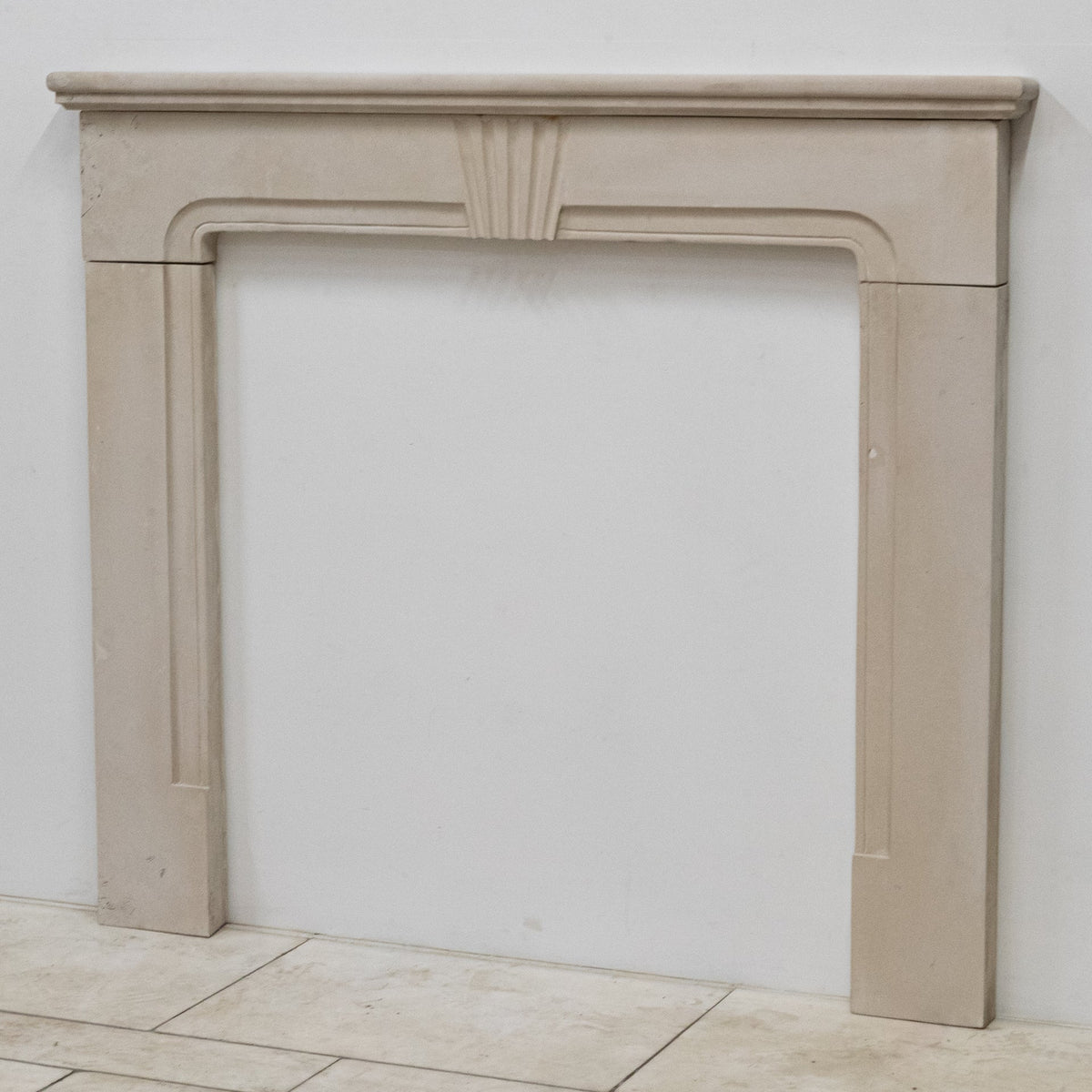 Reclaimed Portland Stone Queen Anne Style Fireplace Surround | The Architectural Forum