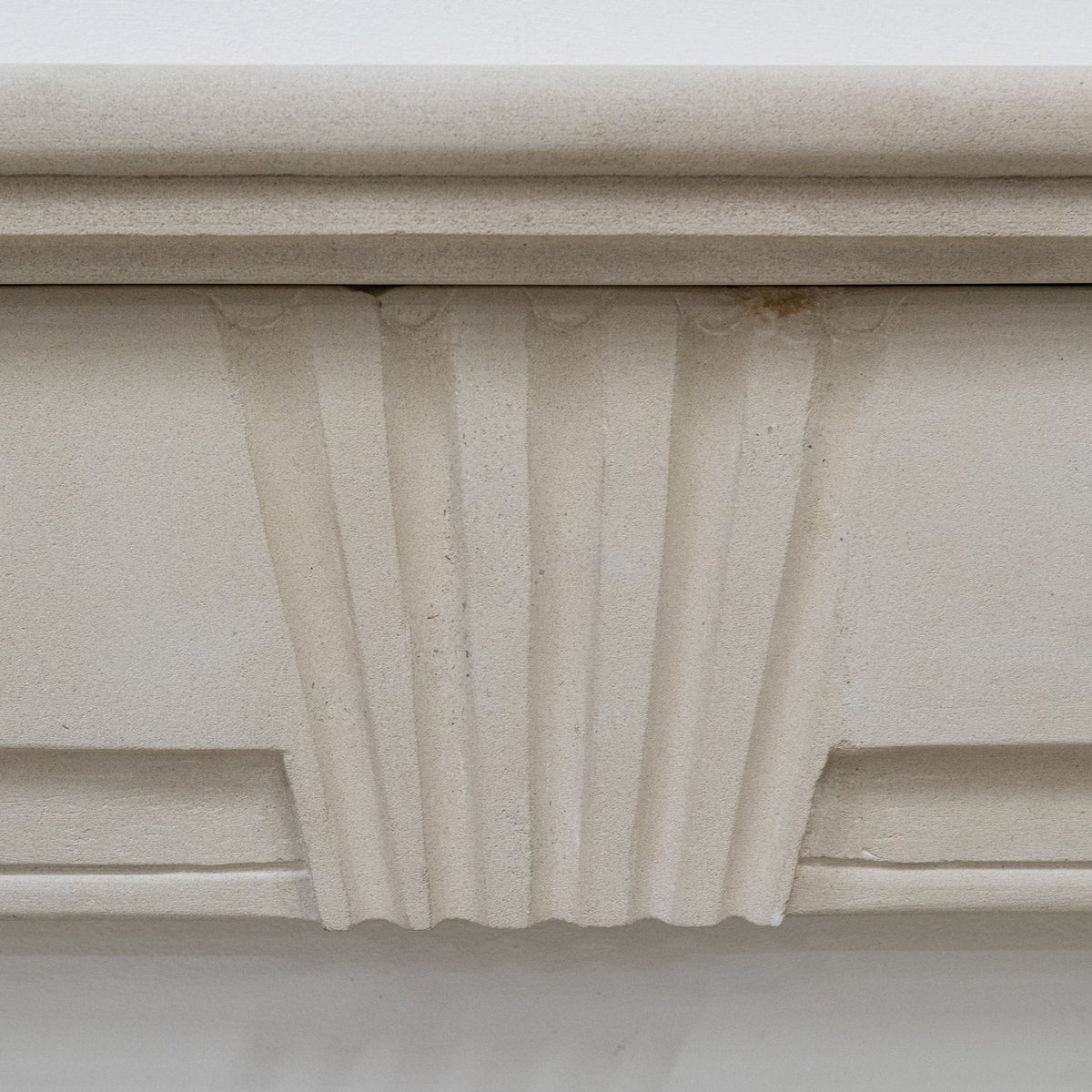 Reclaimed Portland Stone Queen Anne Style Fireplace Surround