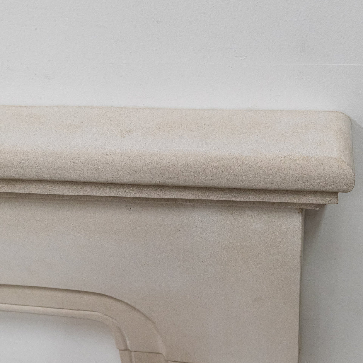 Reclaimed Portland Stone Queen Anne Style Fireplace Surround
