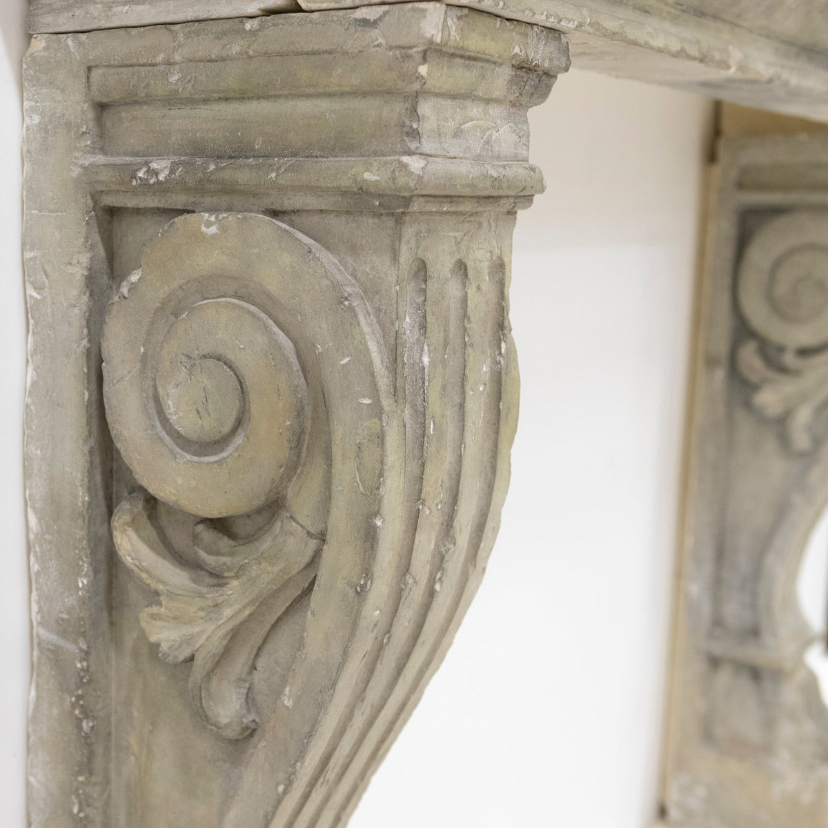 Ornate Carved Antique Stone Fireplace Surroud | The Architectural Forum