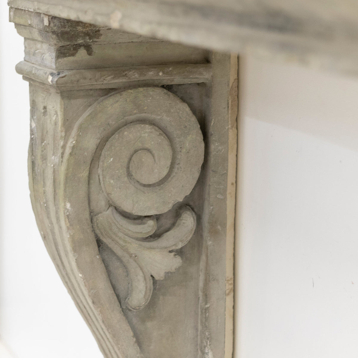 Ornate Carved Antique Stone Fireplace Surroud | The Architectural Forum