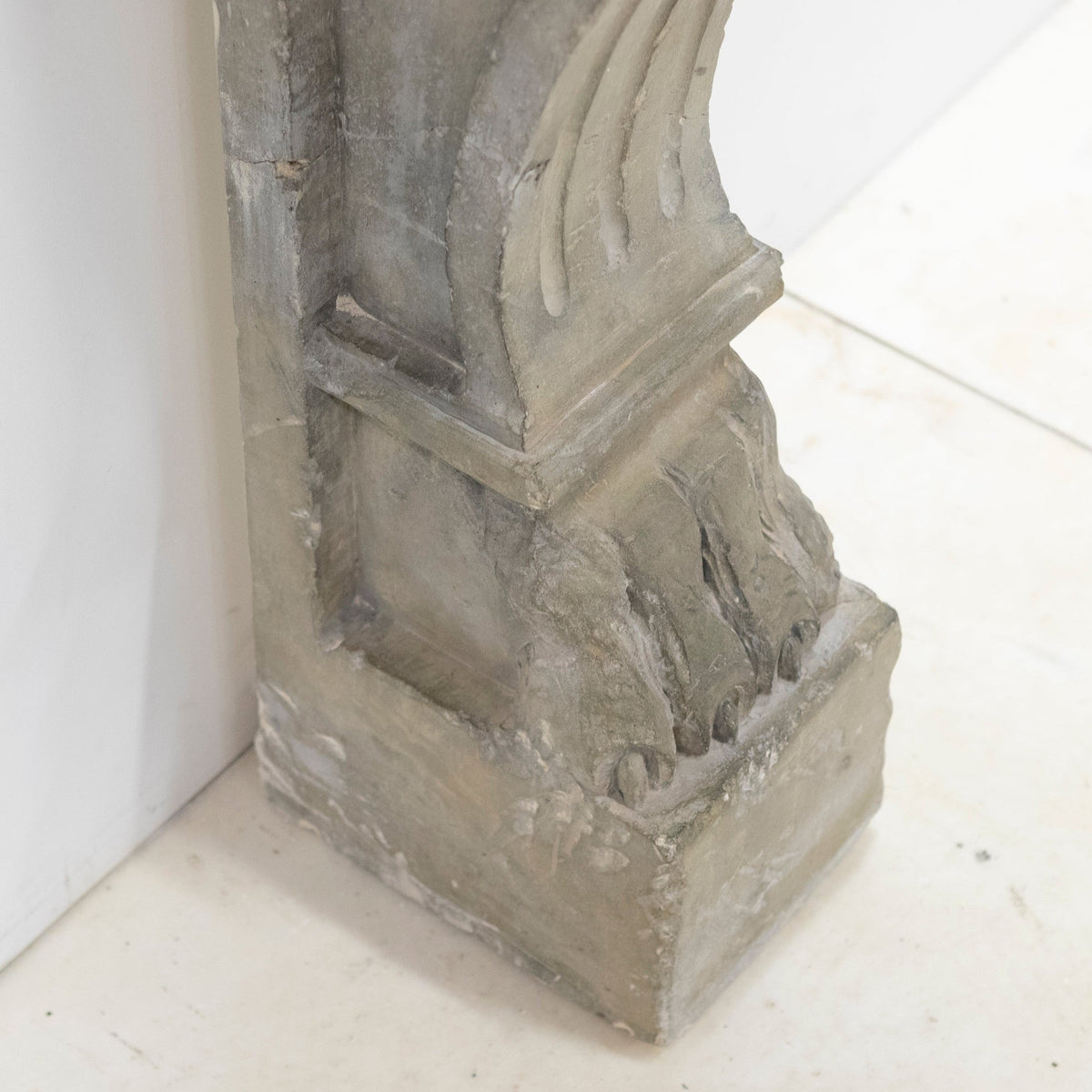 Ornate Carved Antique Stone Fireplace Surroud | The Architectural Forum