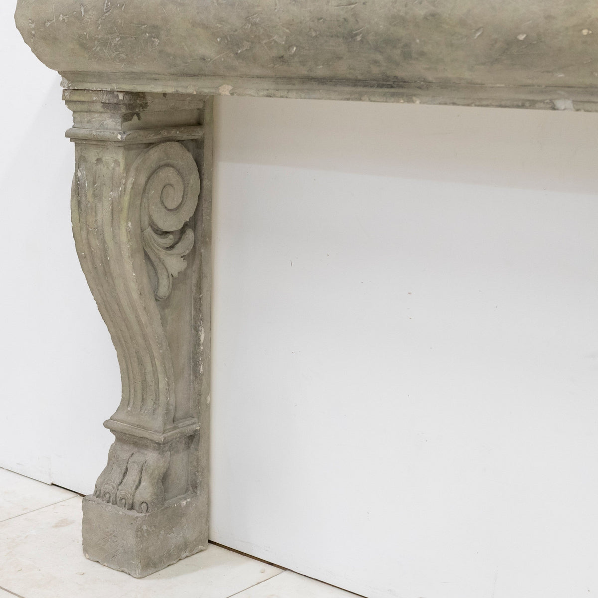 Ornate Carved Antique Stone Fireplace Surroud | The Architectural Forum