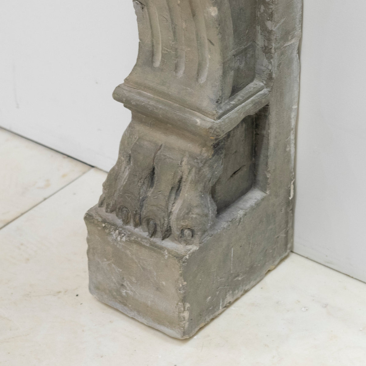 Ornate Carved Antique Stone Fireplace Surroud | The Architectural Forum