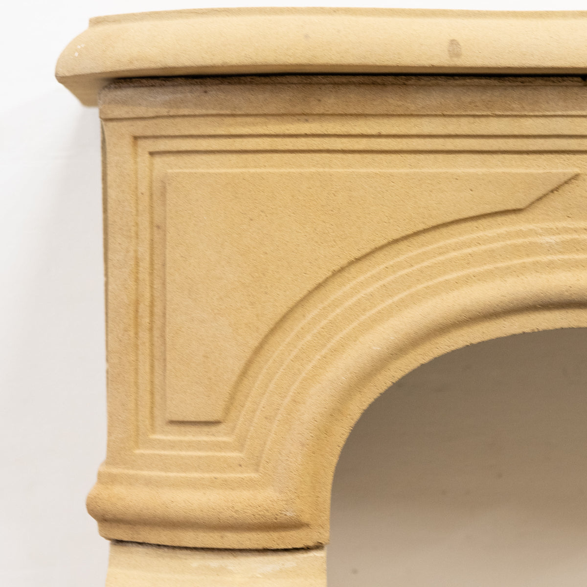 Reclaimed Stone French Style Louis Chimneypiece with Hearth | The Architectural Forum