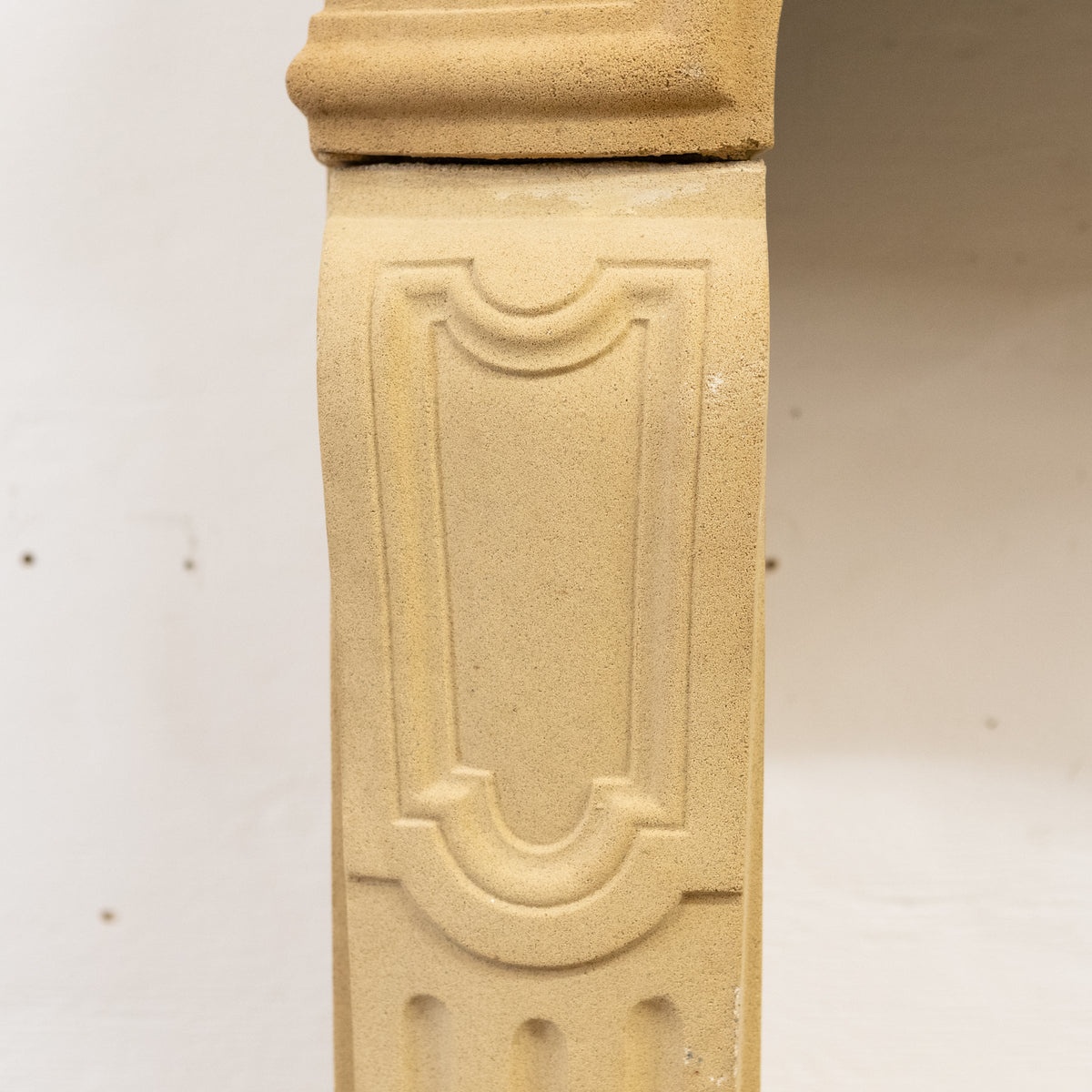 Reclaimed Stone French Style Louis Chimneypiece with Hearth | The Architectural Forum