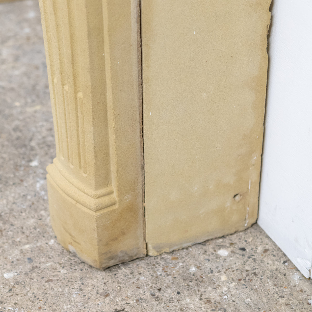 Reclaimed Stone French Style Louis Chimneypiece with Hearth | The Architectural Forum