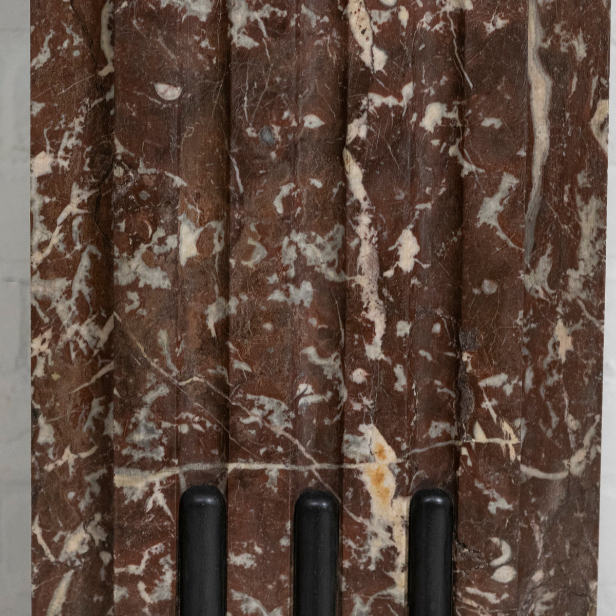 Large Antique Rouge Royal Red Marble Fireplace Surround | The Architectural Forum